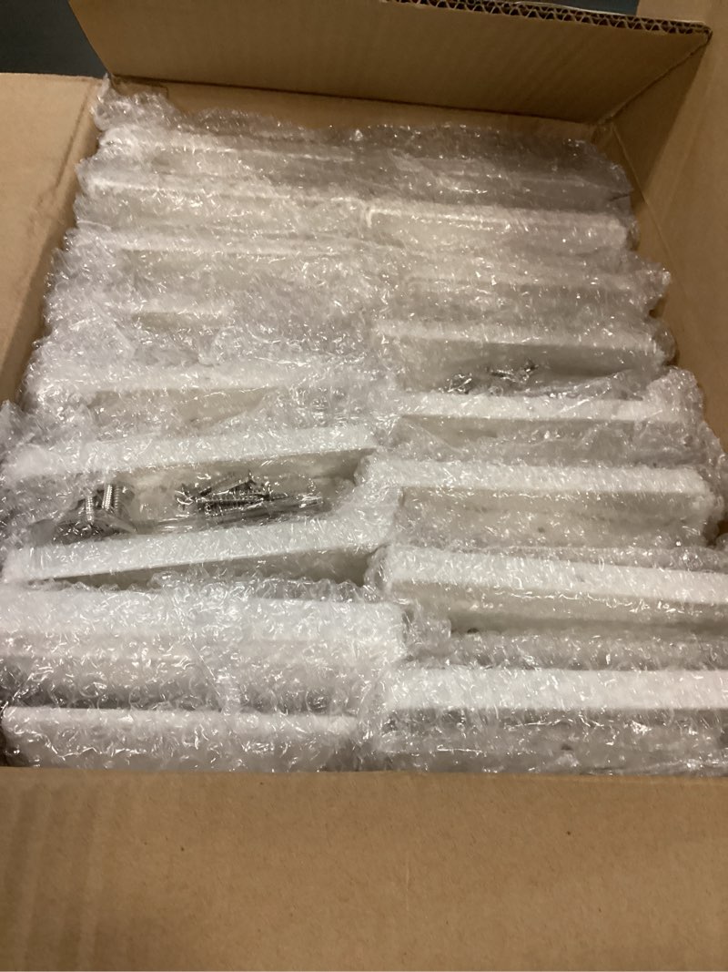 Condition photo showing Good Condition for volisun 4x4 solar cap lights 16-pack, outdoor waterproof for wooden/vinyl posts, white deck lights solar powered, warm white for garden/patio/porch white 16 pack