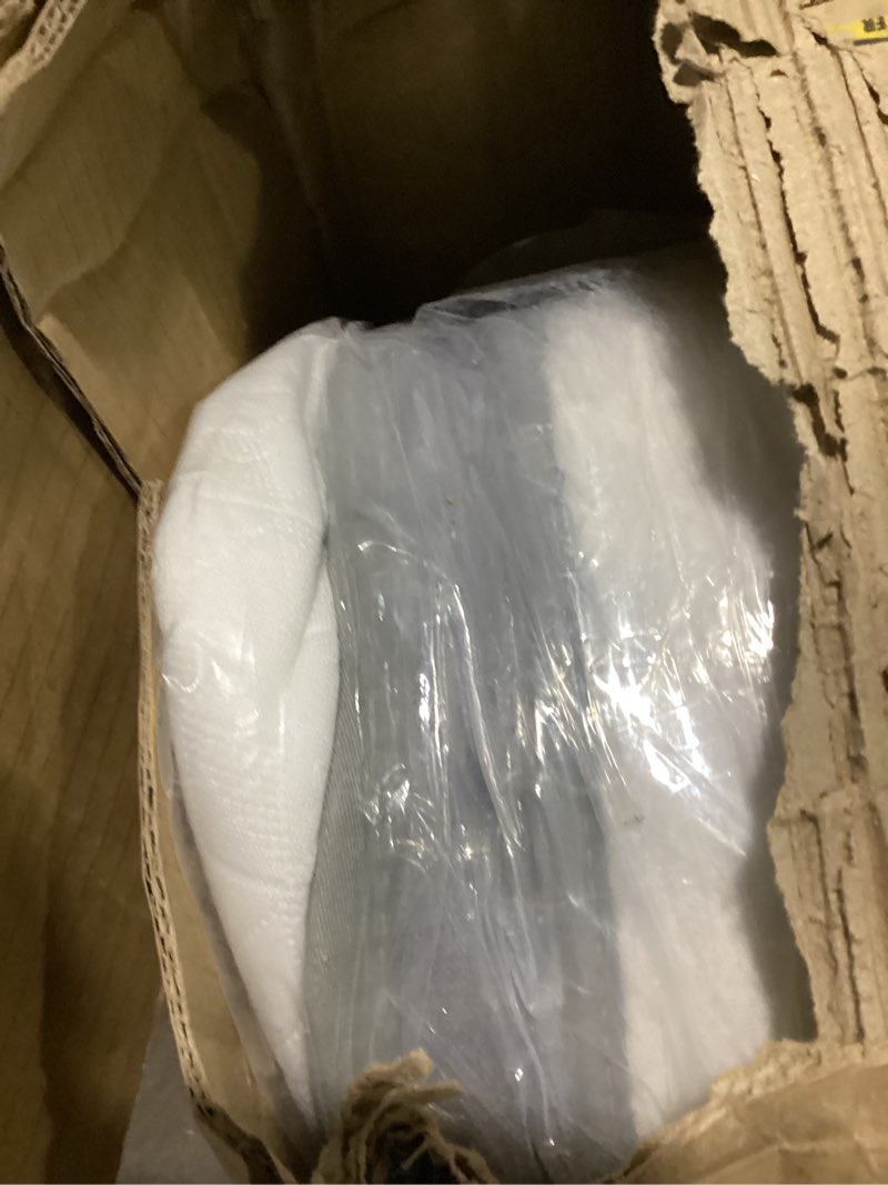 Condition photo showing Good Condition for novilla king size mattress 12 inch, hybrid mattress with zoned pocketed smart coils, hip & lumbar support, motion isolation design, medium firm in a box white & grey 12 inches king (u.s. standard)