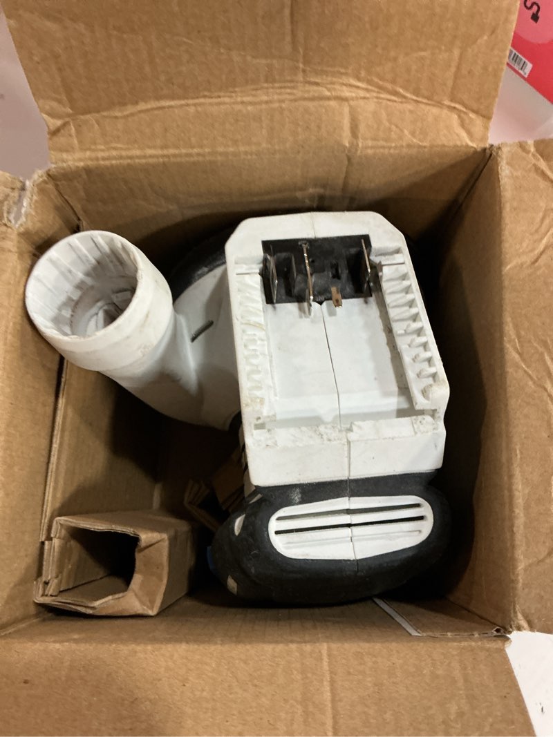 Condition photo showing As Is for hart 20-volt cordless random orbit sander and dust bag (battery not included) new condition