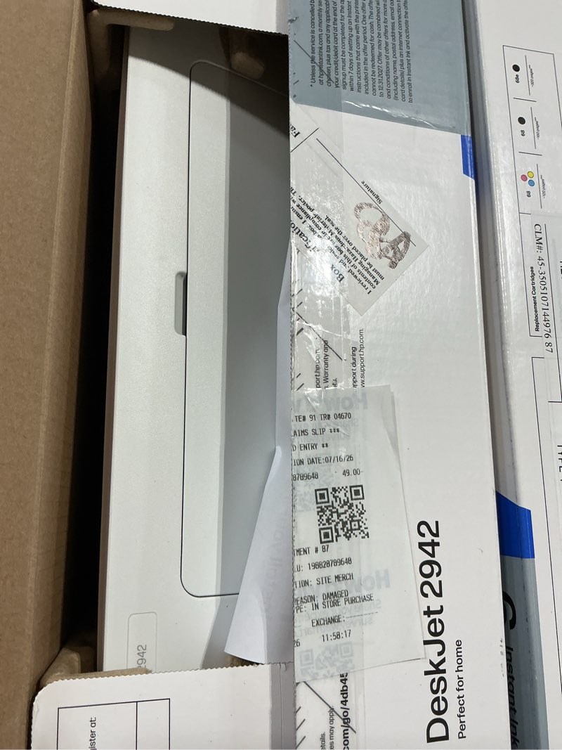 Condition photo showing Good Condition for hp deskjet 2942 wireless all-in-one color inkjet printer, 6 months free instant ink, pale rose