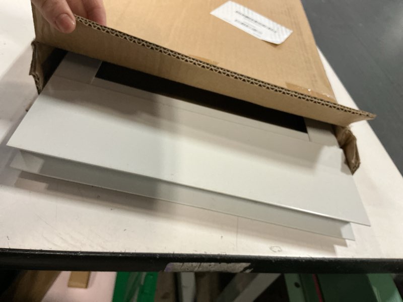 Condition photo showing Good Condition for Aluminum Cat Door for Windows - Adjustable to Fit Window Width 24"-28", Quick-Fit Cat Door Window Insert, Magnetic Suction Design, Perfect for Cats White Tall Fit 24"-28" Window