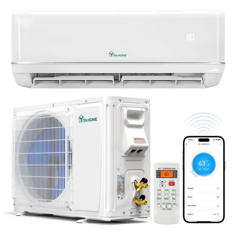 18,000 BTU 21 SEER2 Ductless Mini Split Air Conditioner, 220V Write a review