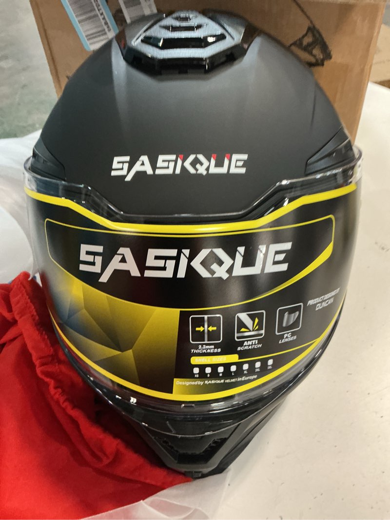 Condition photo showing Good Condition for bluetooth modular motorcycle helmet with dual visors, dot approvedbuilt-in sun shield, removable washable liner for adults men women, casco moto hombre mujer xl58~59cm h