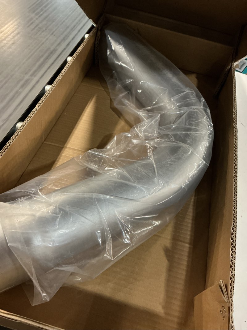 Condition photo showing Good Condition for exhaust elbow 90 degree 4"id/od aluminized steel,20" each side length