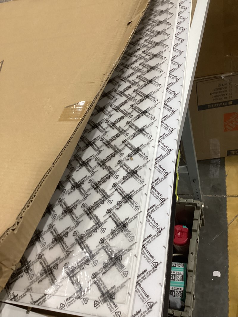 Condition photo showing Good Condition for Abtgt 24x30 Frame Set of 3, Display Pictures 18x24 with Mat or 24x30 without Mat, Vertical & Horizontal Wall Decoration Picture Frame for Photos, Posters & Art Prints, White White 24x30