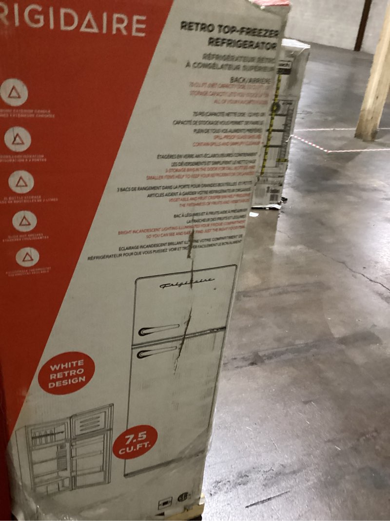 Condition photo showing Good Condition for (Similar to) BANGSON 7.7 Cu.Ft Refrigerator with Freezer, Apartment Size Fridge with Top Freezer, for Apartment, Office, Kitchen and Garage, Stainless Steel, Silver 7.7 Cu.Ft Stainless Steel Silver