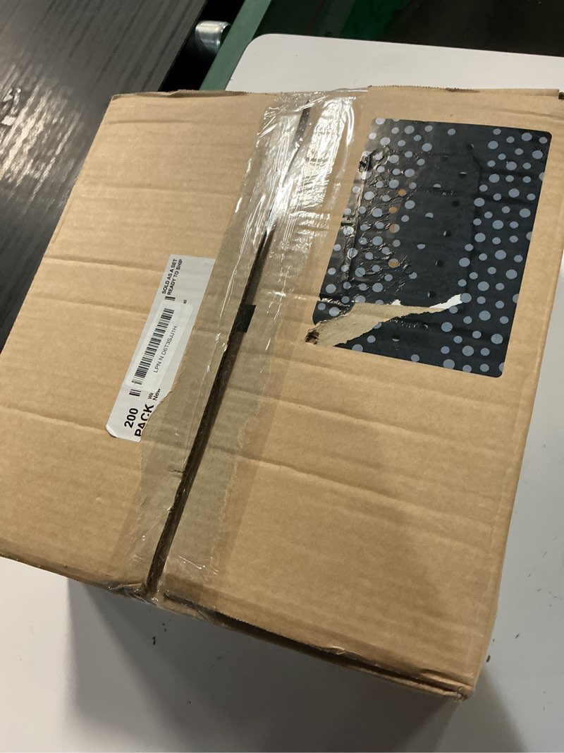 Condition photo showing Good Condition for 200 wire hangers - white metal hangers in bulk - 18 inch thin standard dry cleaner coated steel
