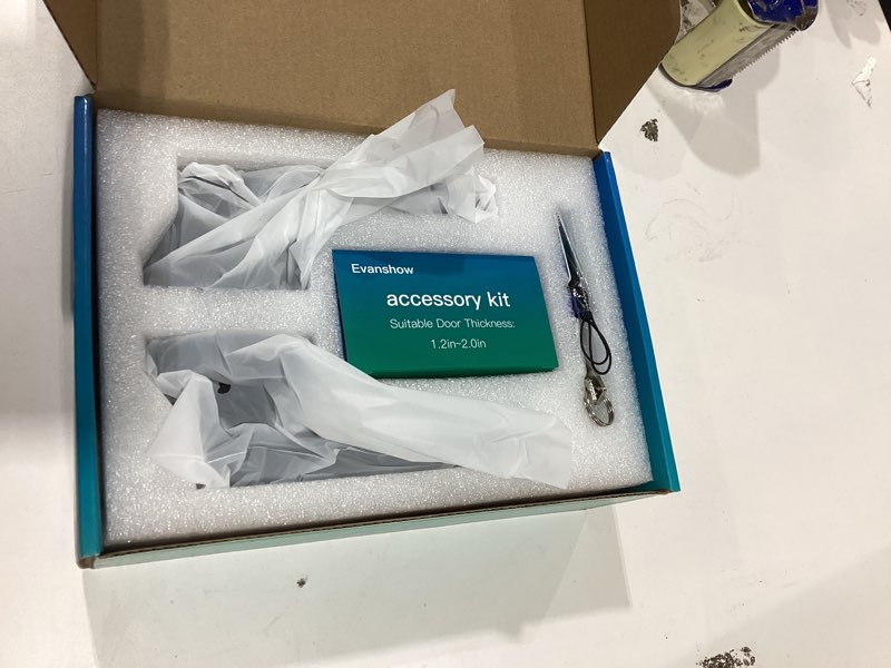 Condition photo showing Good Condition for smart door lock with knob, keyless entry door locks with handle, fingerprint door knob for bedroom/front door/apartment,generate passcode remotely with app