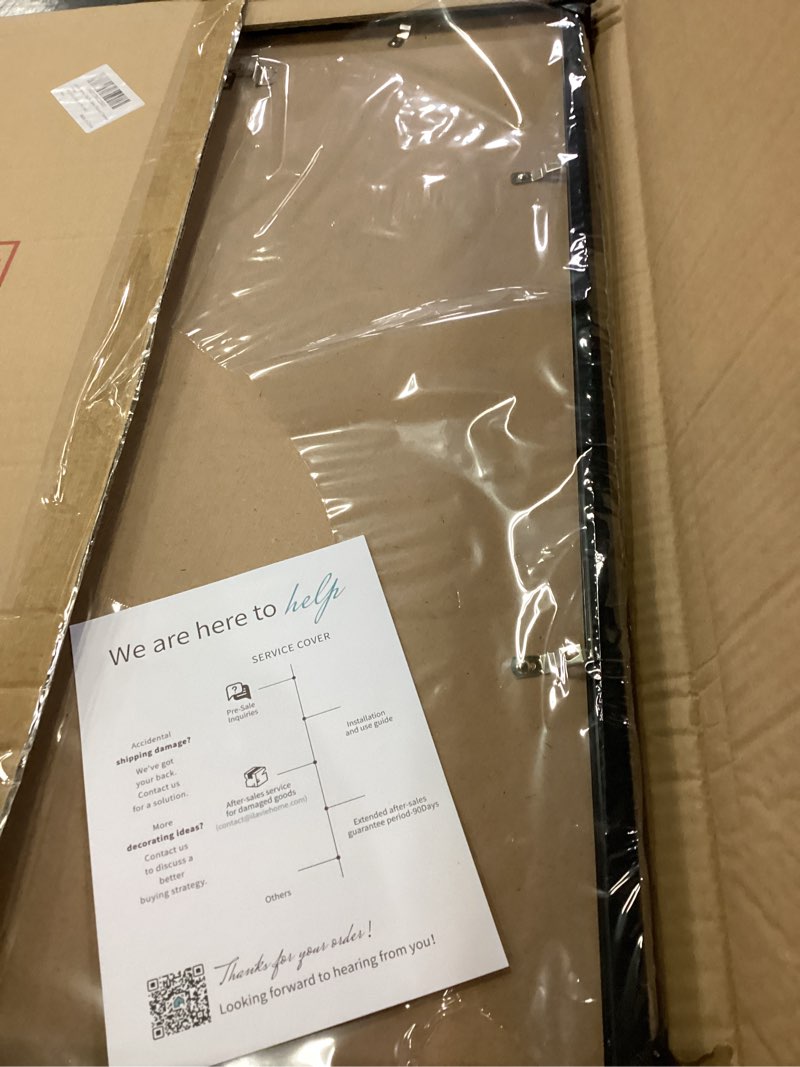 Condition photo showing Good Condition for LaVie Home 16x24 Picture Frame for Wall Display, 16x24 Black Picture Frame with HD Plexiglas, 16 x 24 Poster Frame 1 Pack, Display Frame for Vertical or Horizontal, Classic Collection Black 16x24 1