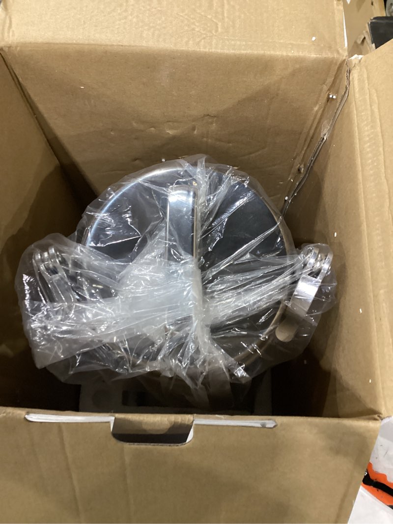 Condition photo showing As Is for 750g grain mill, flour mill grinder for home, electric stainless steel grain grinder for wheat, spices, coffee,corn and other dry food grinders for kitchen