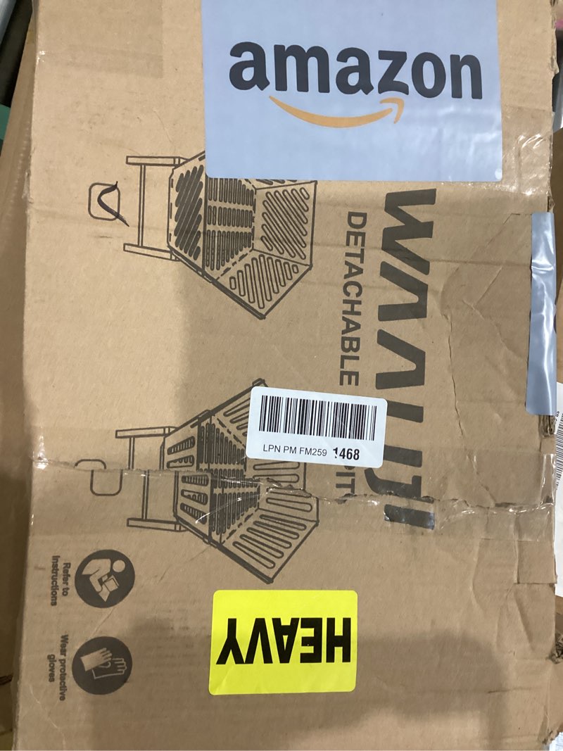 Condition photo showing Good Condition for 22.5 Inch Portable Hexagon Fire Pit with Travel Bag — Heightened Smokeless Design Outdoor Wood Burning Fire Pit for Camping, Backyard, Patio, Bonfire, Picnic and BBQ, Diagonal Hollow Style 22.5"W x 17.5"H-Diagonal