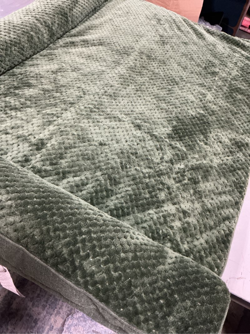 Condition photo showing Good Condition for EHEYCIGA Memory Foam Dog Bed XLarge Sized Dogs, Extra Large Dog Bed Orthopedic with Washable Removable Cover, Waterproof XL Pet Bed Couch, 44x33x6 Inches, Dark Green