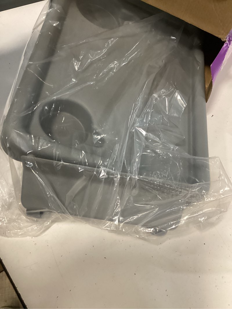 Condition photo showing Good Condition for dmi walker tray  rollator tray  mobility and walker accessory tray table fits most standard walkers  folding with two cup holders and tool free assembly  16 x 11.8