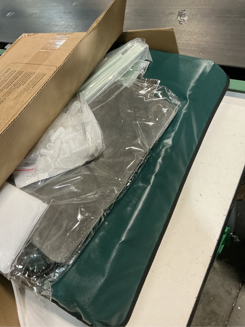 Condition photo showing New/Like New for Outdoor Heated Cat House in Winter,Extremely Insulated & Weatherproof,Feral Cat Shelter with Waterproof Eaves & Escape Door for Outside Stray Barn Cat(Dark Green,25.6"x16.5"x13.4") 25.6"L x 16.5"W x 13.4"H Dark Green