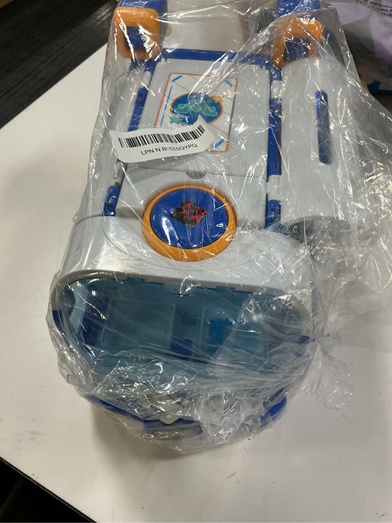Condition photo showing Good Condition for Super Wings Season 7 New Super Pets' Mini Base?Transforming Playset from Bus to Aircraft, with Super Pet Jett & Dizzy, Role Play Toys for Kids, Gifts for Girls Boys Age 3+