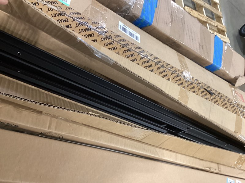 Condition photo showing Good Condition for diy metal floating frame with 1.5" deep,canvas frames,frame for oil paintings canvas floater frames for home decor(black,24"x48") 24"x48" black