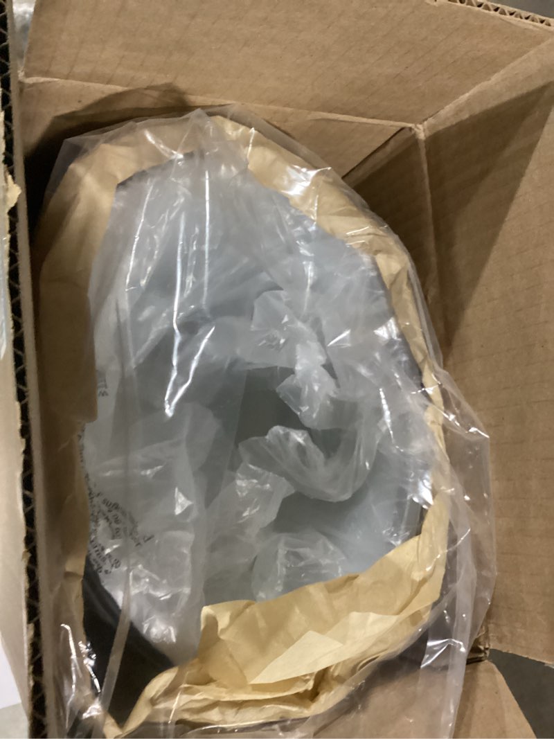 Condition photo showing New/Like New for Kraftware Fun Colors Oval Waste Basket, 14", Black