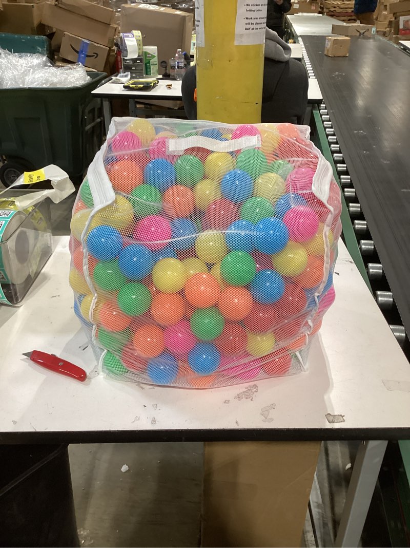 Condition photo showing New/Like New for Click N' Play Ball Pit Balls for Kids, Plastic Refill Balls, 200 Pack, Phthalate and BPA Free, Includes a Reusable Storage Bag with Zipper, Bright Colors, Gift for Toddlers and Kids Bright 200 Count