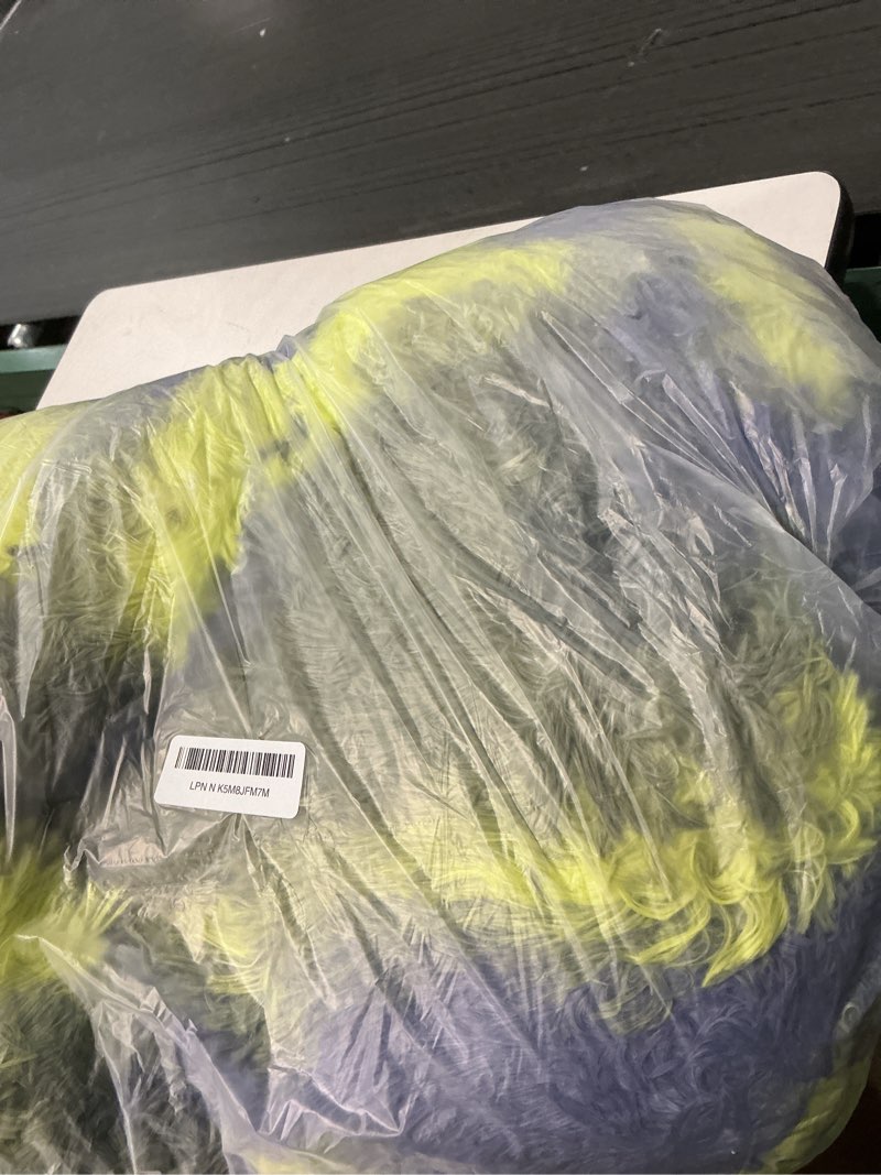 Condition photo showing Good Condition for Fur Reading Pillow w/Unique Camo Colors, Fluffy Cozy Bed Rest Pillow Lounge Cushion with Arms for Adults & Kids, Back Pillow for Sitting in Bed Couch Chair, Functional Bed Wedge Pillows Army Green