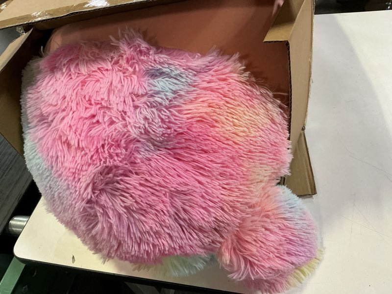 Condition photo showing Good Condition for Squishmallows 20-Inch Diane Peach Bigfoot with Rainbow Hair - Jumbo Ultrasoft Official Kelly Toy Plush - Amazon Exclusive