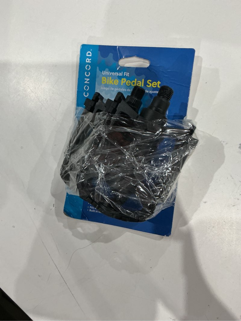 Condition photo showing As Is for concord bikes 1/2" replacement platform bike pedal set
