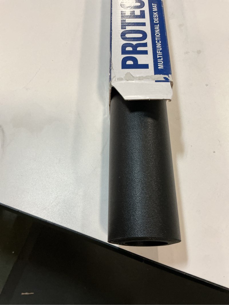 Condition photo showing As Is for K KNODEL Large Office Leather Desk Mat, Mouse and Keyboard Pad, Computer and Laptop Mat, Desktop Protector and Cover, Writing Pad and Blotter (47.2"x23.6", Black) Black 47.2" x 23.6"