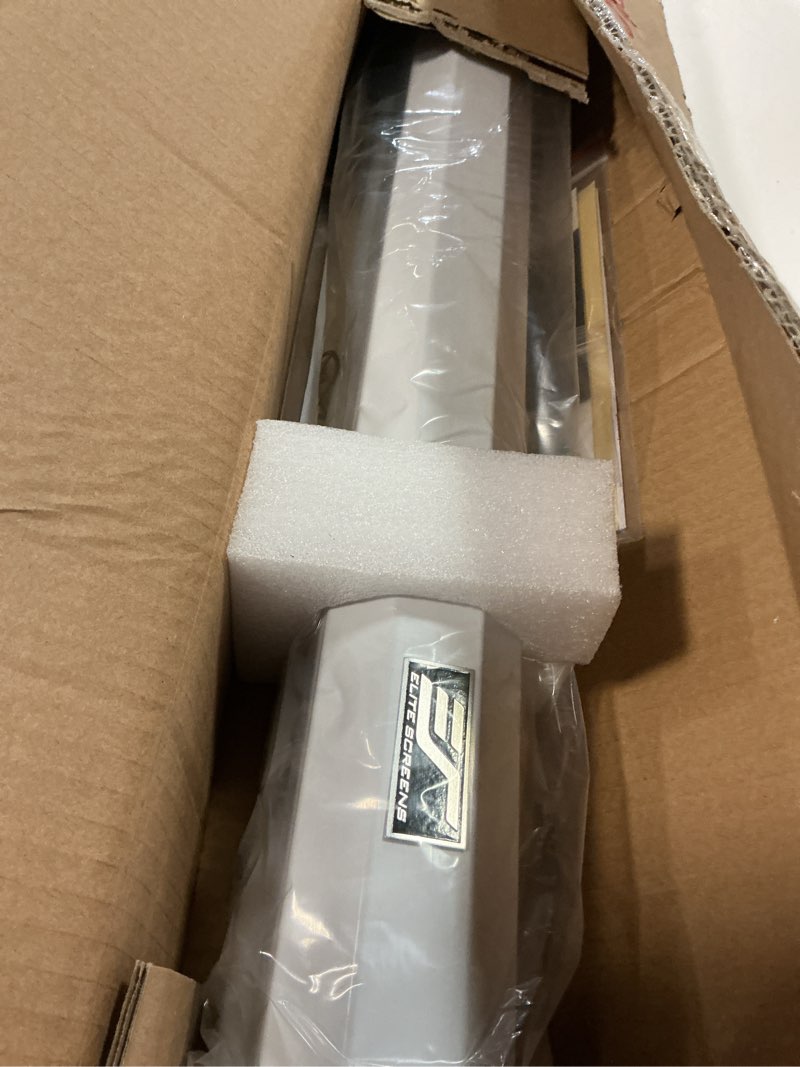 Condition photo showing New/Like New for Elite Screens Manual Series, 71-INCH 1:1, Pull Down Manual Projector Screen with AUTO LOCK, Movie Home Theater 8K / 4K Ultra HD 3D Ready, 2-YEAR WARRANTY, M71XWS1 71" 1:1