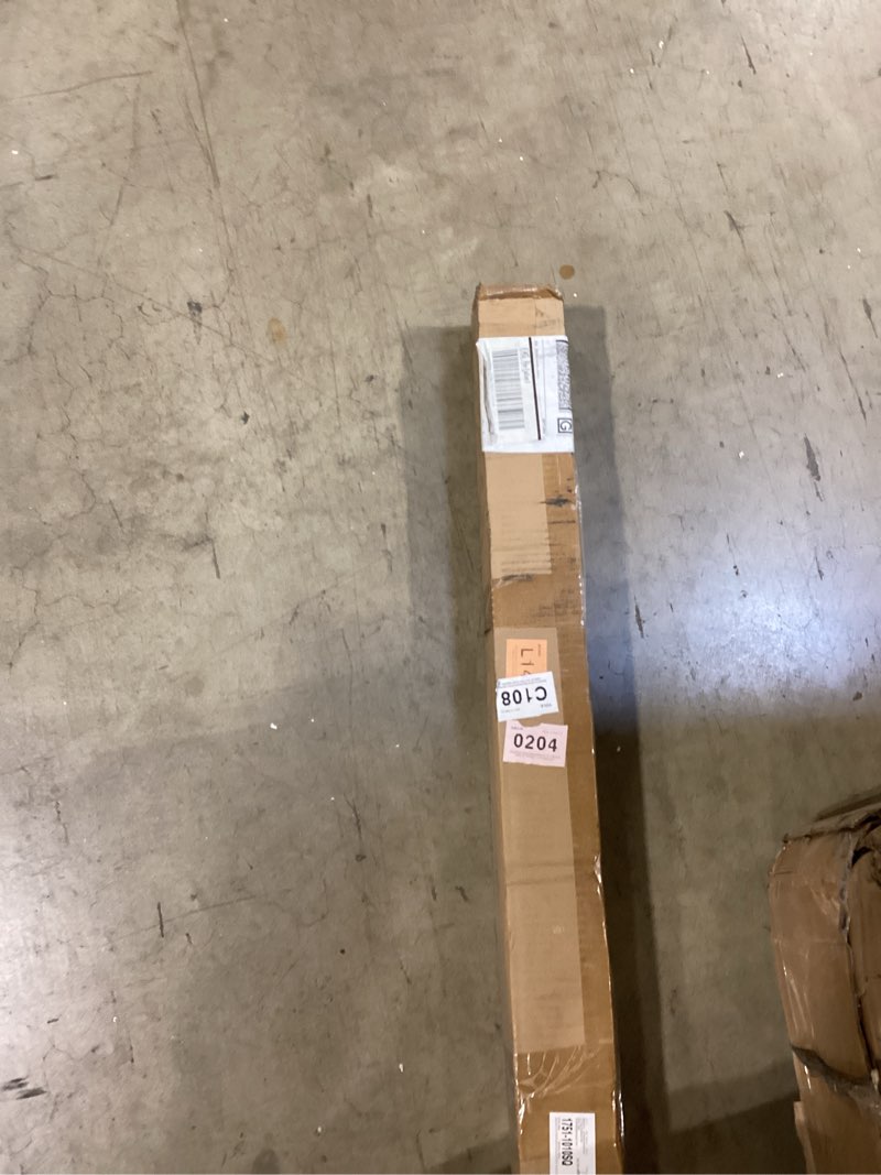 Condition photo showing As Is for Mikole Semi-Sheer Outdoor Roller Shade INCOMPLETE 