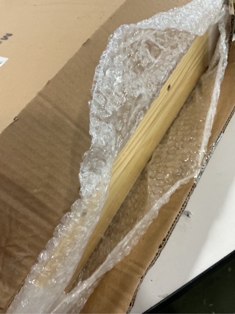 Condition photo showing New/Like New for 29”W x 21”D x 3”H Soft Close Slide Out Wood Drawer Organizer for Kitchen, (Cabinet Opening>29.5 inches for Bottom Assembly, Width= 29 inches for Side Assembly)