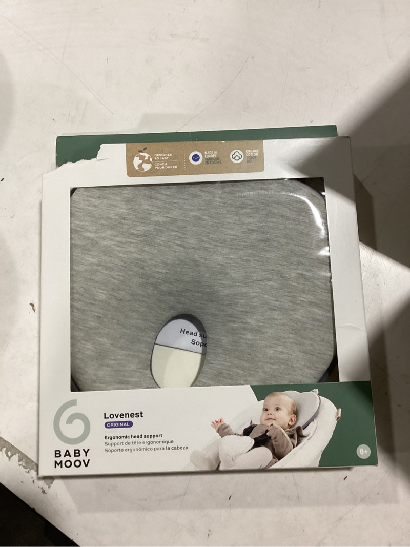 Condition photo showing New/Like New for Babymoov Lovenest Organic Baby Infant Cushion, Pediatrician Designed Versatile, Comfortable, Machine-Washable Head and Neck Support (Made in Europe), Baby Registry Must Have