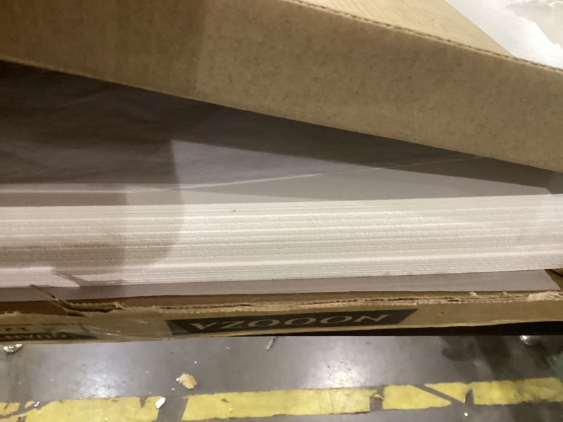 Noooza 2ft x 2ft Drop Ceiling Tiles?Smooth White PVC Ceiling Panel 24 x 24in. Waterproof, Washable a