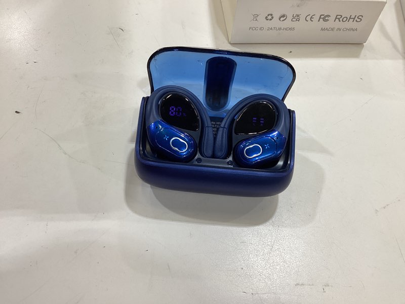 Condition photo showing Good Condition for stecei ai translation earbuds real time, 164 language translator earbud 3-in-1 bluetooth 5.4 translator earbuds with 6 translation modes, 75h translators headphones with app for travel business, blue