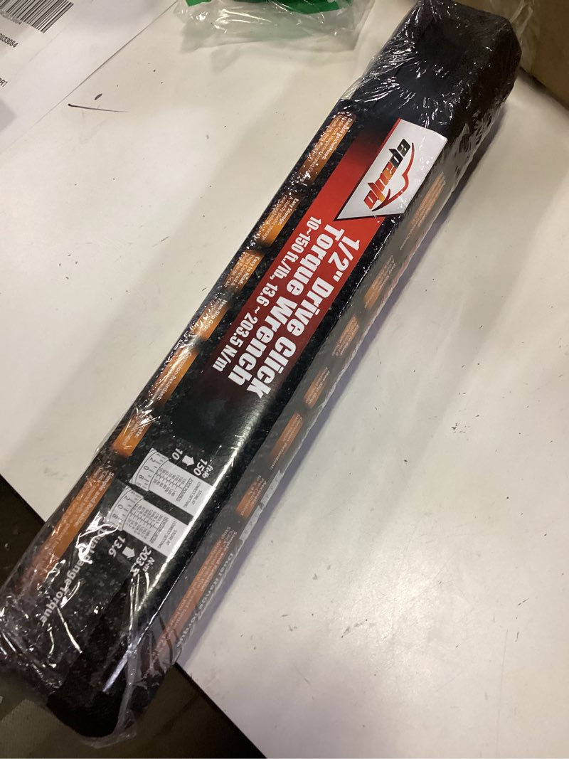 Condition photo showing New/Like New for epauto 1/2-inch drive click torque wrench, 10-150 ft/lb, 13.6-203.5 n/m 1/2 inch drive (10-150 ft.-lb.)