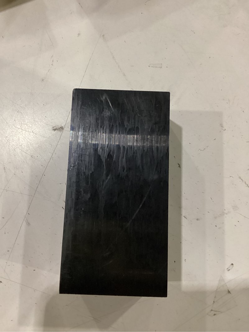 Condition photo showing Good Condition for colingmill 4 pcs hdpe plastic block 2" x 3" x 6", polyethylene solid plastic block for machining, black home floor improvement, prototyping, diy projects, engineering
