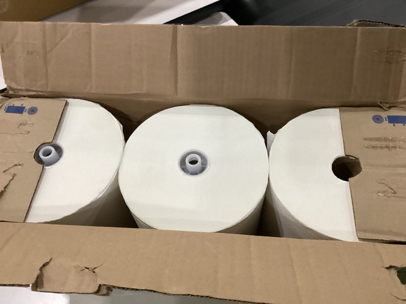 Condition photo showing Good Condition for georgia-pacific blue ultra 8'' high-capacity recycled paper towel rolls by gp pro (georgia-pacific), white, 26491, 1,150 linear feet per roll, 3 rolls per case