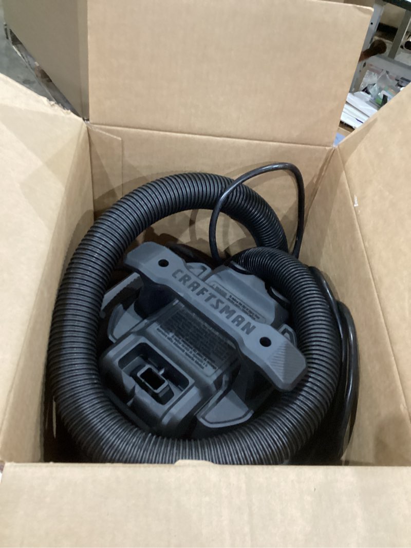 craftsman 3-gallon 3 hp corded wet/dry shop vacuum cmxecxa8200344