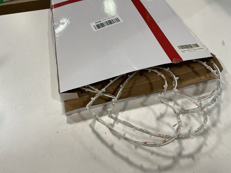 Condition photo showing Good Condition for BRIGHTDECK Valentine's Day Window Lights Decorations, 2 Pack 16" Lighted Red Heart Valentine's Day Window Decor, 8 Mode Hanging Light for Valentine, Wedding Wall Indoor Outdoor Decor(2pRedPink)