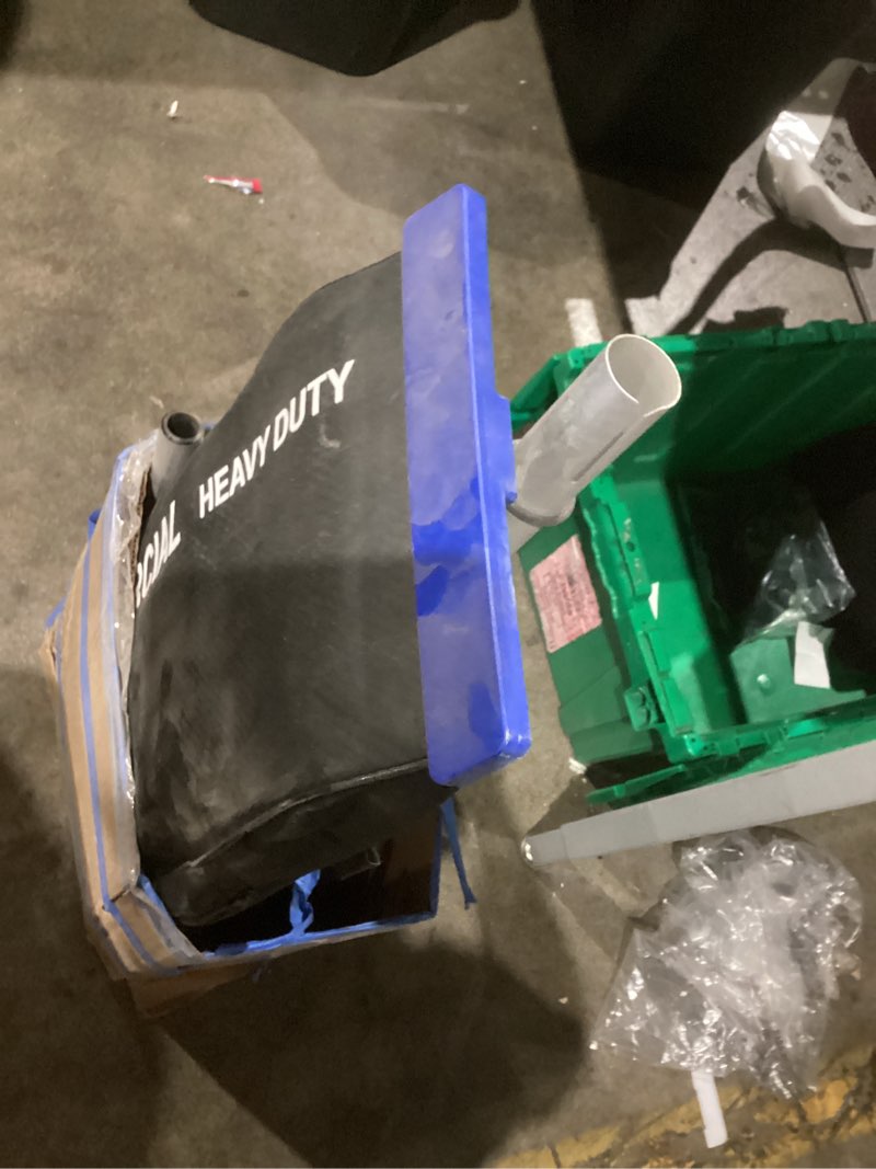 Condition photo showing As Is for Amazon Basics Heavy Duty Upright Bagged Vacuum