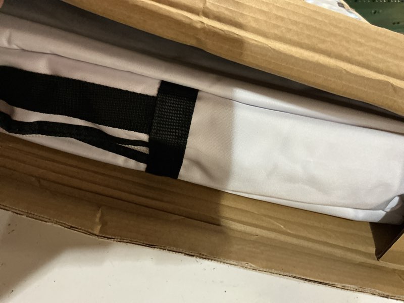 Condition photo showing Good Condition for (color stone white)golf cart cover by greenline eevelle | durable 4 passenger golf cart covers and 2 passenger golf cart enclosure | comes with hinged door, perfect fit for club car, yamaha, ezgo, and all models bunker sand 2 2 passenger