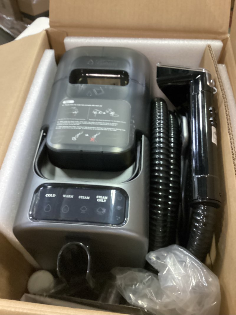 Condition photo showing Good Condition for Portable Carpet Cleaner Machine with Steam and Heating Techology,15Kpa Powerful Suction with Versatile Tools for Pets, Couch, Car,Self-Cleaning