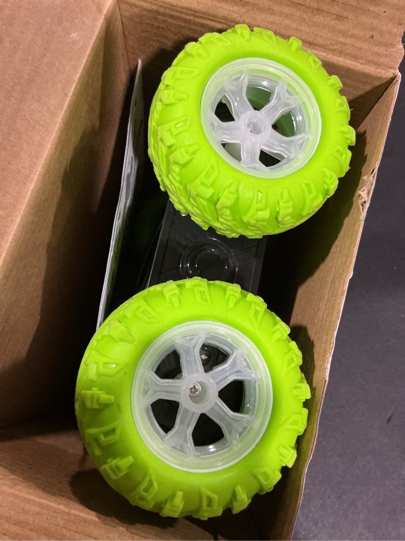Condition photo showing As Is for MISSING REMOTE KKONES Remote Control Car, 2.4GHz Electric Race Stunt Car, Double Sided 360° Rolling Rotating Rotation, LED Headlights RC 4WD High Speed Off Road Gift for 3 4 5 6 7 8-12 Year Old Boy Toys (Green)