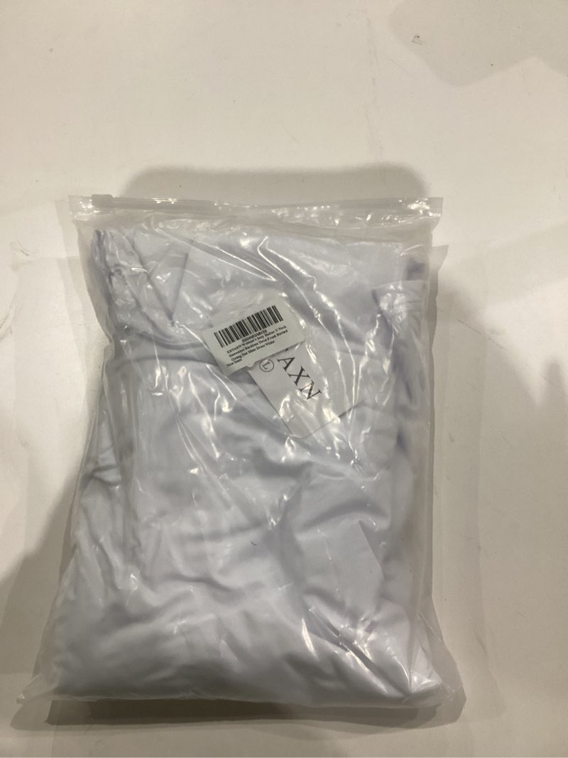 Condition photo showing New/Like New for XXTAXN Women's Sexy Halter V Neck Sleeveless Backless Twist Front Ruched Going Out Mini Dress