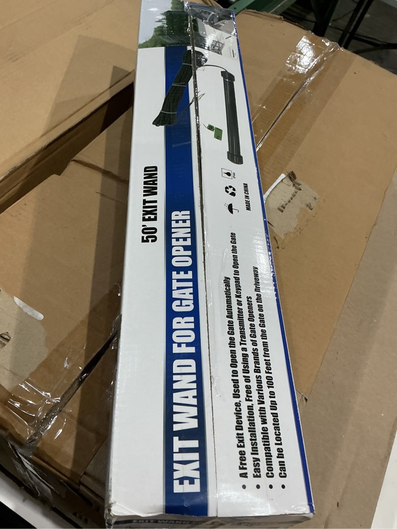 Condition photo showing New/Like New for topens tew3 vehicle exit sensor kit wired driveway gate exit wand car detector with 50 ft. cable range adjustment for automatic gate opener system hands free sensor probe device work with mighty mule