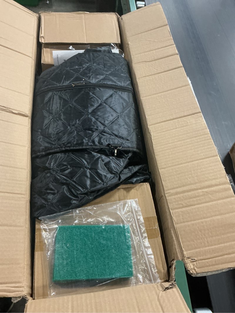 Condition photo showing New/Like New for 2 Person Sauna, Extra Large Sauna, Portable Steam Sauna Tent with 2 Steamers, 2 Folding Chair, 71”x 49”x 36”, Black