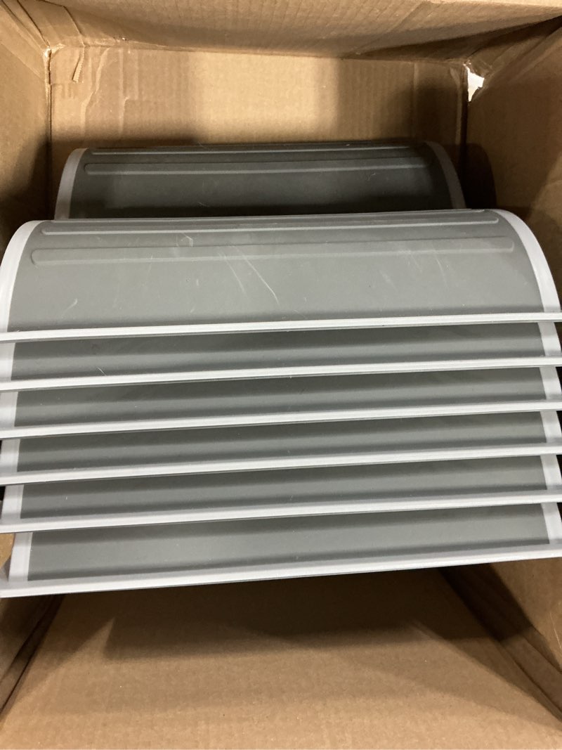 Condition photo showing Good Condition for 2-Step Modular Dog Ramp - Portable Non-Slip Stairs for Small Dogs with High Support, 9.5" D Lightweight Plastic Pet Steps Fits Staircase Indoor, Ideal for Elderly Injured Pets (6-Pack, Grey) Pack of 6