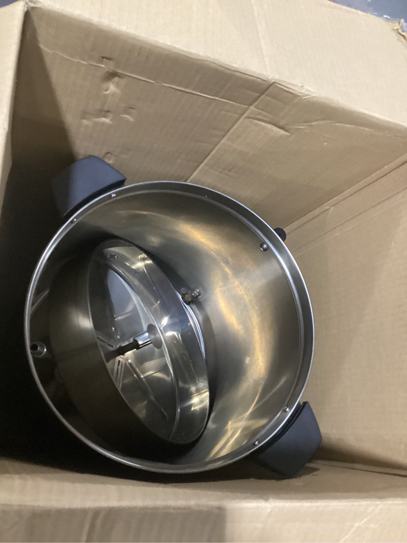 Condition photo showing As Is for ostba 1500w commercial coffee urn 100 cup / 15l large percolator coffee pot, 304 stainless steel double-wall hot water dispenser electric coffee maker fast brewing for catering, parties & events 100 cups