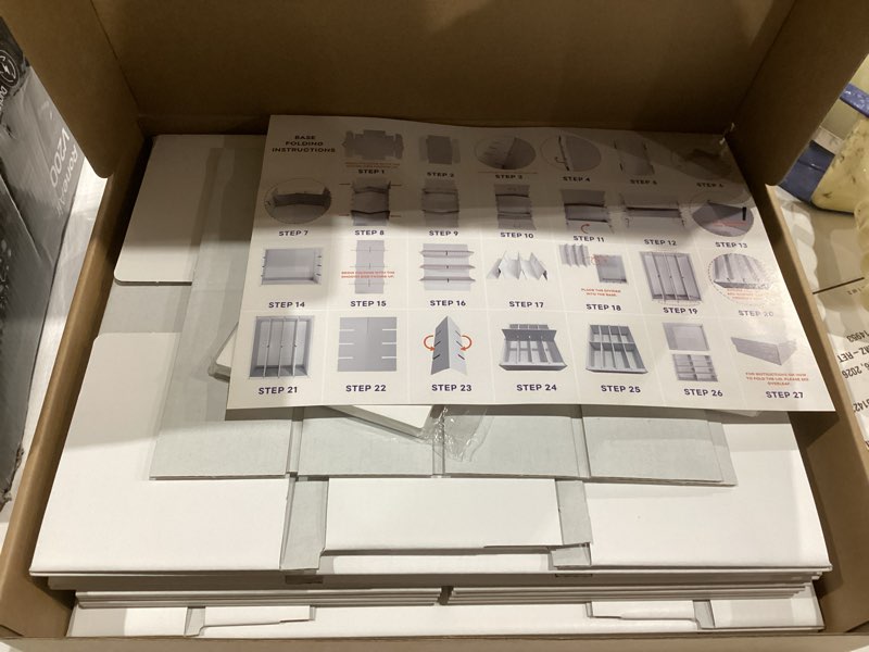 Condition photo showing New/Like New for Photo Storage Box 4x6, Large Capacity Photo Boxes Storage with Dividers, Cardboard Photo Organizer and Storage Box with Lid