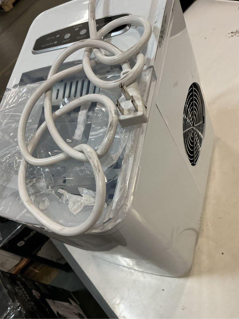 Condition photo showing As Is for Insignia™ - 26 Lb. Portable Ice Maker with Auto Shut-Off - White