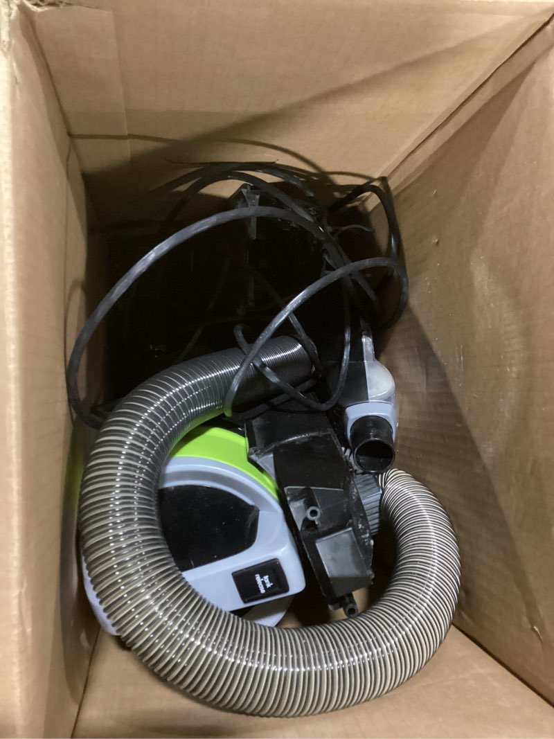 Condition photo showing As Is for bissell 2252 cleanview swivel upright bagless vacuum with swivel steering, powerful pet hair pick up, specialized pet tools, large capacity dirt tank, easy empty