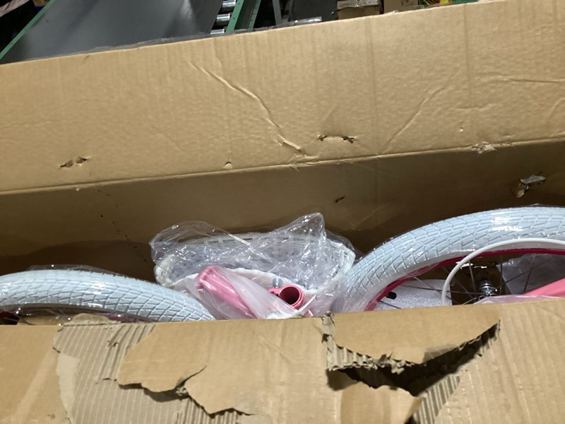 Condition photo showing Good Condition for JOYSTAR Angel Girls Bike for Toddlers and Kids Ages 2-13 Years Old, 12 14 16 18 20 Inch Kids Bike with Training Wheels & Basket, 20 24 Inch Girls Bicycle with Handbrake & Kickstand